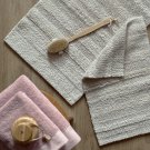 tjock liten badrumsmatta ljusbeig wasa ecotextil