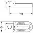 grohe relaxa tvålkopp för duschstång som är 28 mm mått