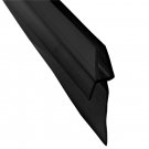 Svarta släplist till duschvägg 40 mm arrow duschy