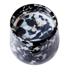 affari doftljus WILD ljuslykta i svart och vitt glas