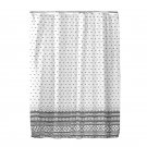 etol duschdraperi luse vitt med grått lusemönster av luse kofta