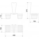 blandarkorg 160 c/c duschy mått