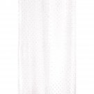 vitt duschdraperi 180x200 med diskret mönster