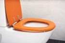 orange 3001 toalettsits kandre universalsits kan mjukstängande sits gerbera mjukstängande