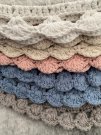 tjock rund badrumsmatta vit wasa ecotextil