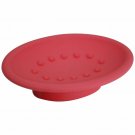 rött tvålfat från duschy Belizza