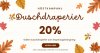 Piffa upp badrummet? 20% på duschdraperier!