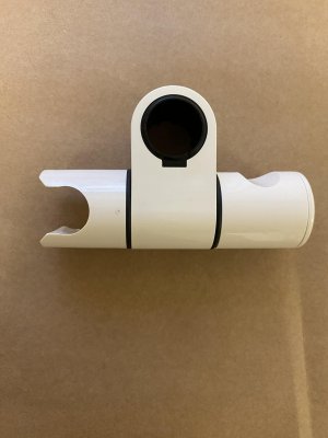 glider gliddel  handduschhållare för duschstång 22 mm vit