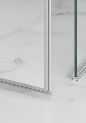 hafa släplist 12 mm hög 6 mm tjockt glas