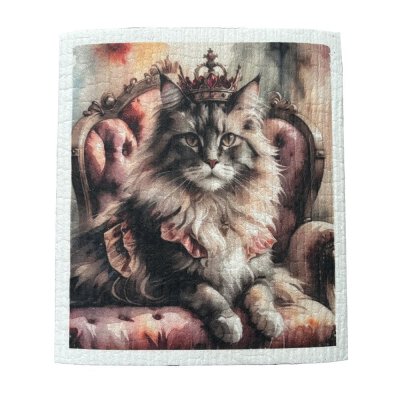 disktrasa med motiv av ragdoll