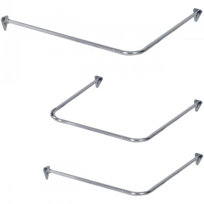 kromad draperistång vinkelstång duschy