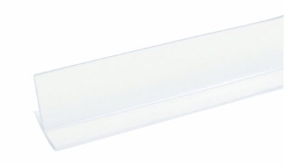 vit t-list som hindrar vattnet från att rinna ut ur duschen