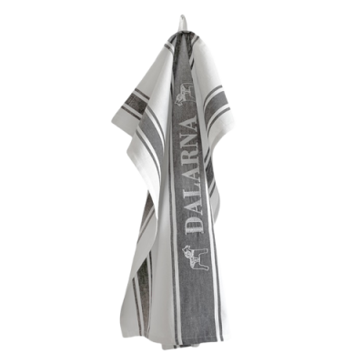 kökshandduk dalarna grå vit