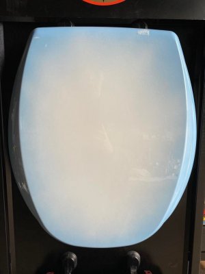 blå vit schatterad kandre 2001 toalettsits