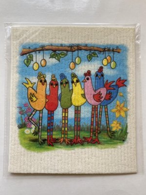 disktrasa med tuppar påskpresent