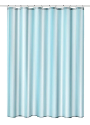 leijma duschdraperi inte så brett duschdraperi med ränder grönt