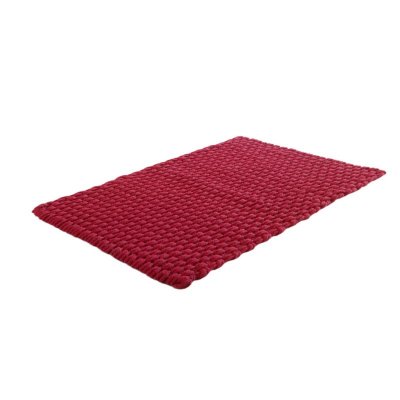 matta av bomullsrep ROPE röd