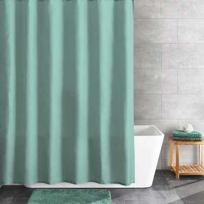 leijma grönt duschdraperi grön