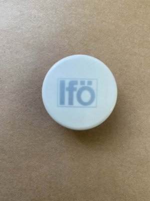 lyftknopp spolknapp ifö carezza vit grå text