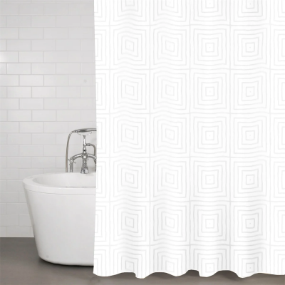 duschdraperi Redlunds dylan fyrkanter grafiskt mönster