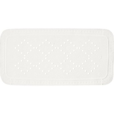 extra lång halkmatta 91 x 36 cm vit