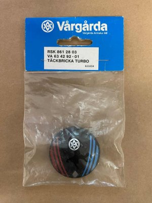 Täckbricka Turbo, Vårgårda/Gustavsberg