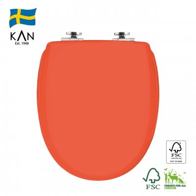 orange 3001 toalettsits kandre universalsits kan mjukstängande sits gerbera