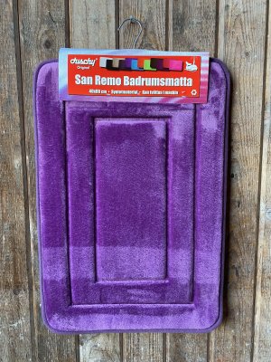 badrumsmatta memory foam lila utförsäljning