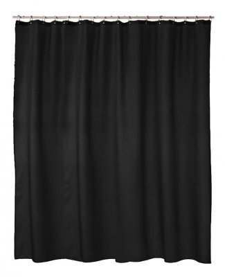 match draperi duschdraperi svart extra högt